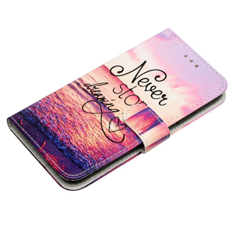 Housse Oppo Reno 14 Pro 5G Never Stop Dreaming