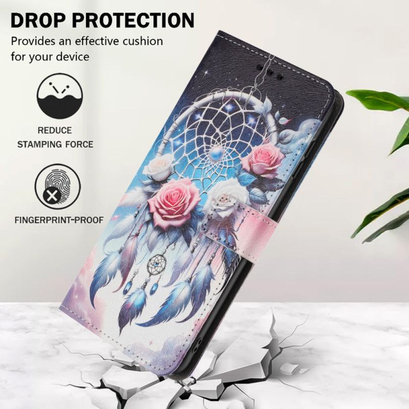 Housse Oppo Reno 14 Pro Attrape-Rêves Floral