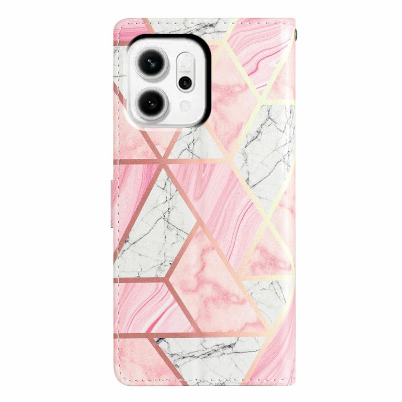 Housse Oppo Reno 24 Marbre Rose