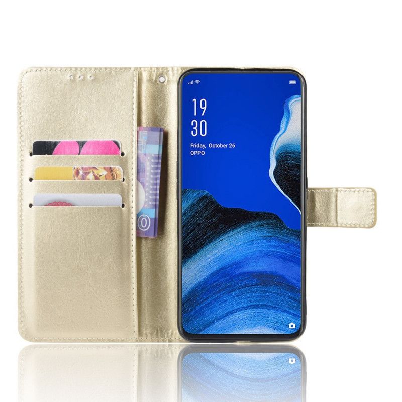 Housse Oppo Reno 2z Simili Cuir Flashy