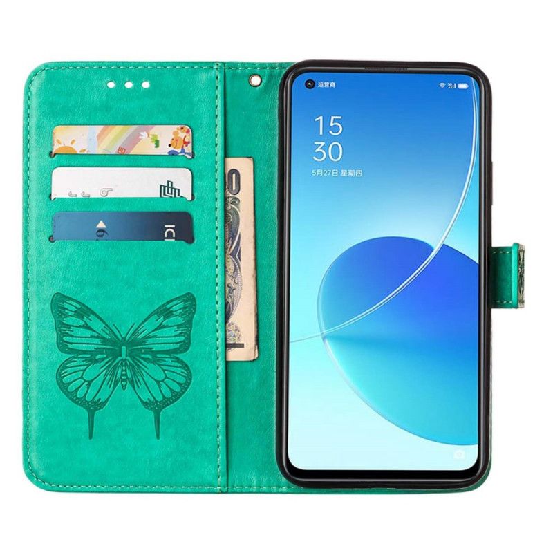 Housse Oppo Reno 6 5G Papillon Design