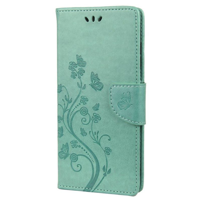 Housse Oppo Reno 6 5G Papillons Et Fleurs