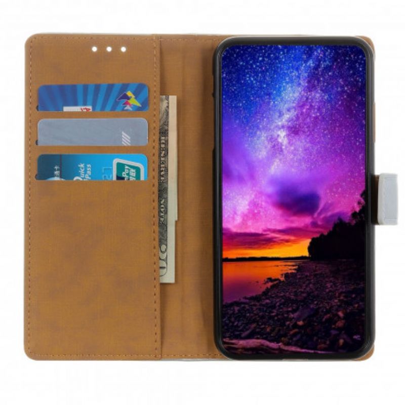Housse Oppo Reno 6 5G Simili Cuir Simple