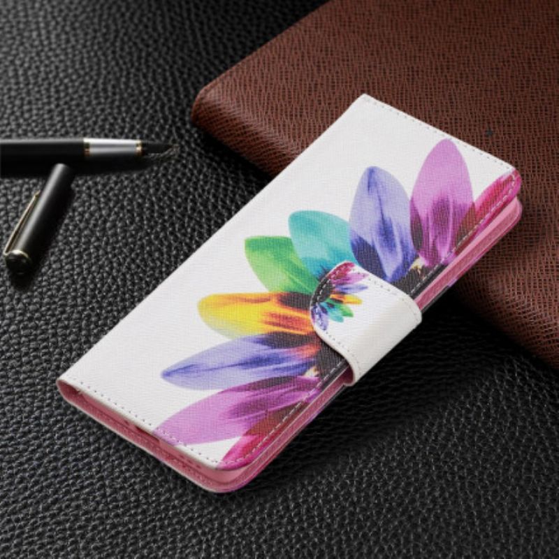 Housse Oppo Reno 6 Pro 5G Fleur Aquarelle