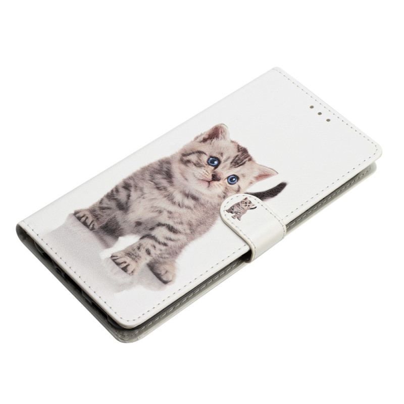 Housse Oppo Reno 8 Chaton à Lanière