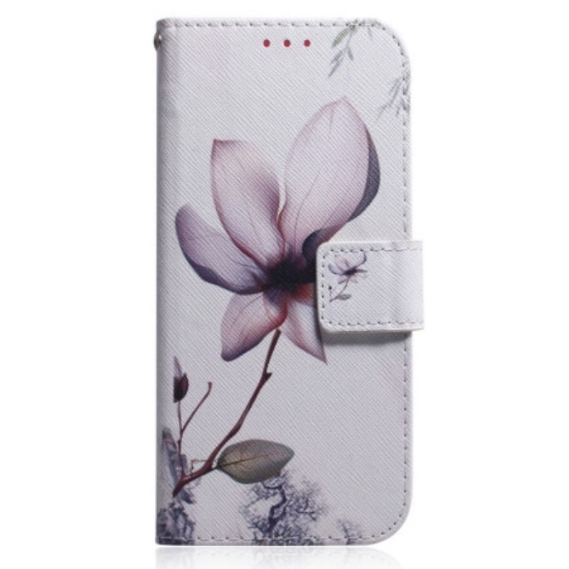 Housse Oppo Reno 8 Lite Fleur Rose