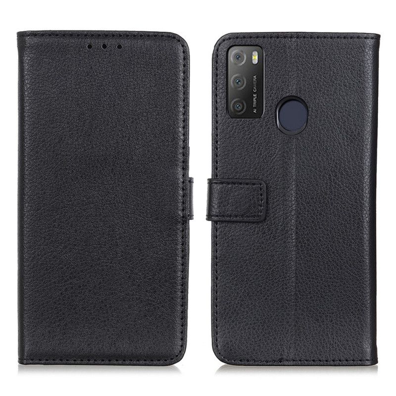 Housse Pour Alcatel 3L (2021) / 1S (2021) Cuir Litchi Premium