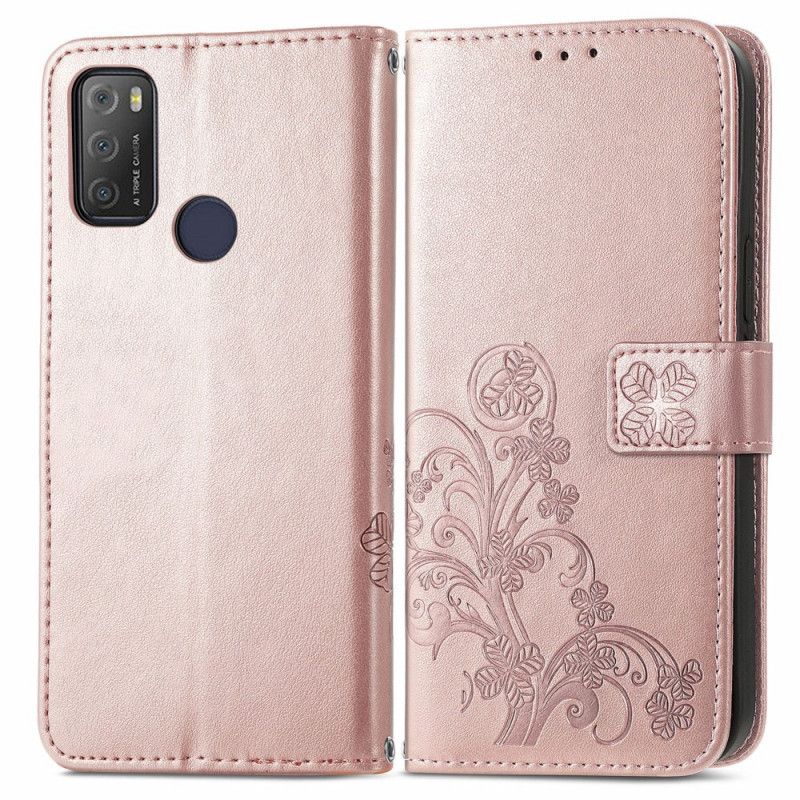 Housse Pour Alcatel 3L (2021) / 1S (2021) Fleurs D'asie