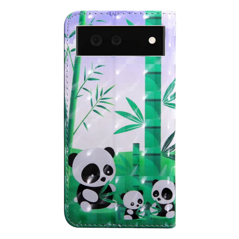 Housse Pour Google Pixel 6 Famille De Panda