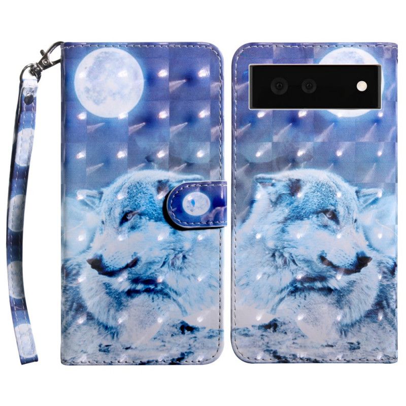 Housse Pour Google Pixel 6 Loup Au Claire De Lune