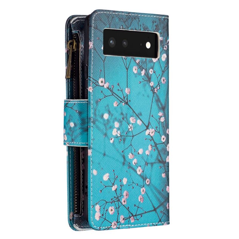 Housse Pour Google Pixel 6 Poche Zippée Arbre