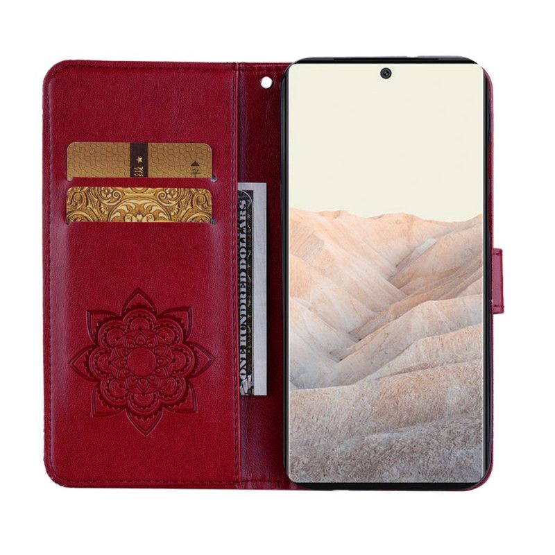 Housse Pour Google Pixel 6 Pro Hibou Mandala Et Breloque