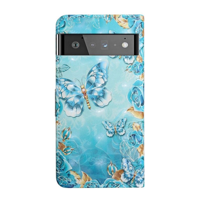 Housse Pour Google Pixel 6 Pro Papillons Des Glaces