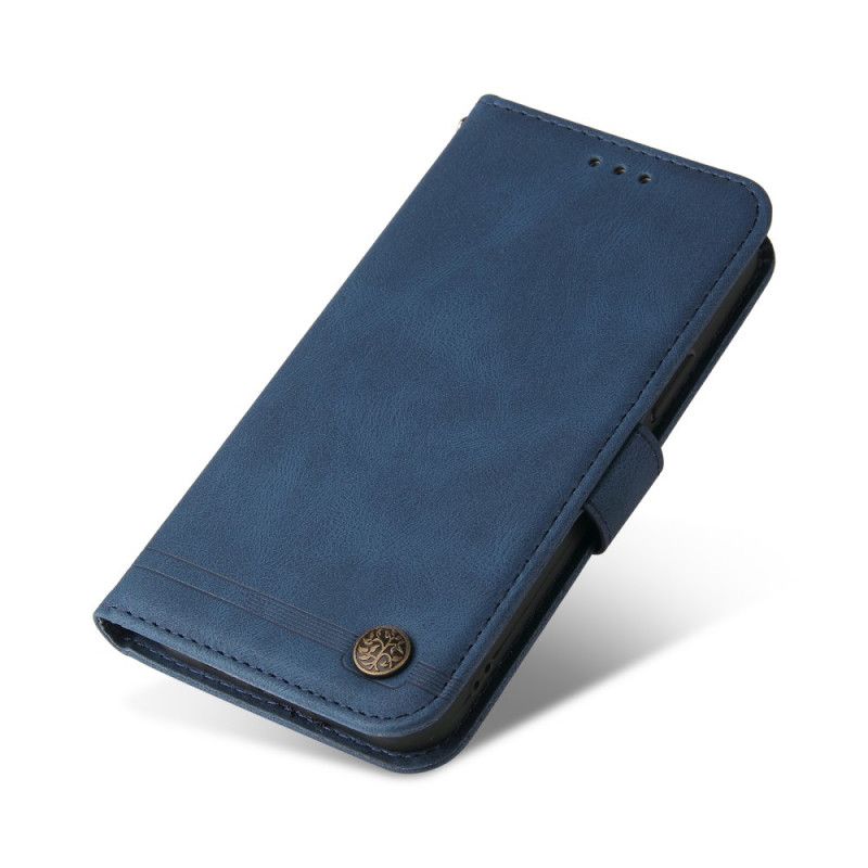 Housse Pour Google Pixel 6 Simili Cuir Rivet Et Lanière