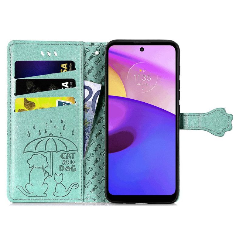 Housse Pour Moto E20 / E30 / E40 Animaux Animés