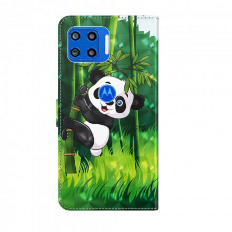 Housse Pour Moto G 5G Plus Panda Et Bambou