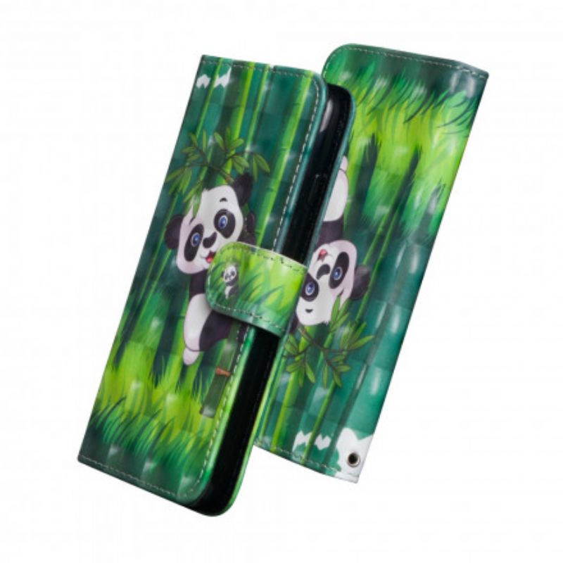 Housse Pour Moto G 5G Plus Panda Et Bambou