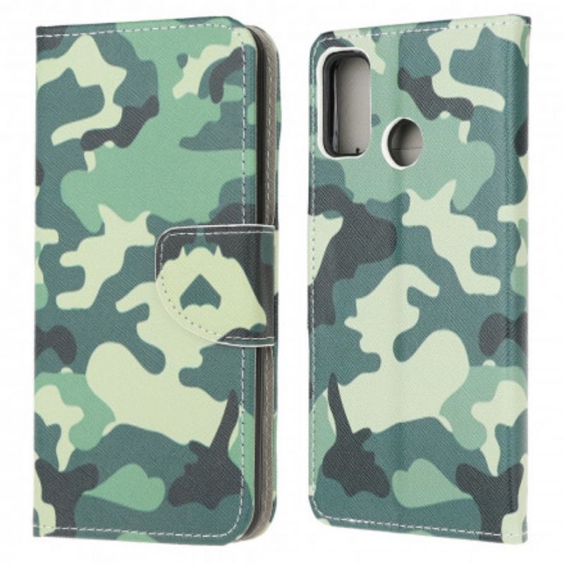 Housse Pour Moto G30 / G10 Camouflage Militaire