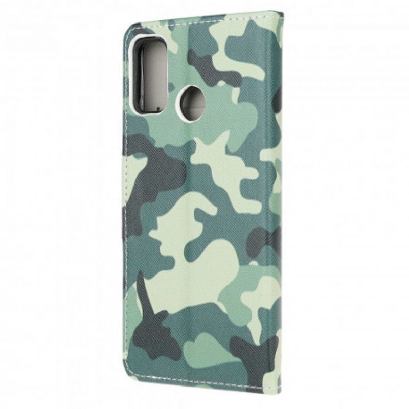 Housse Pour Moto G30 / G10 Camouflage Militaire