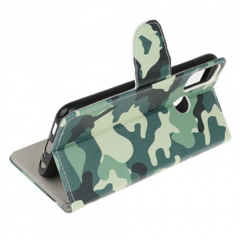 Housse Pour Moto G30 / G10 Camouflage Militaire