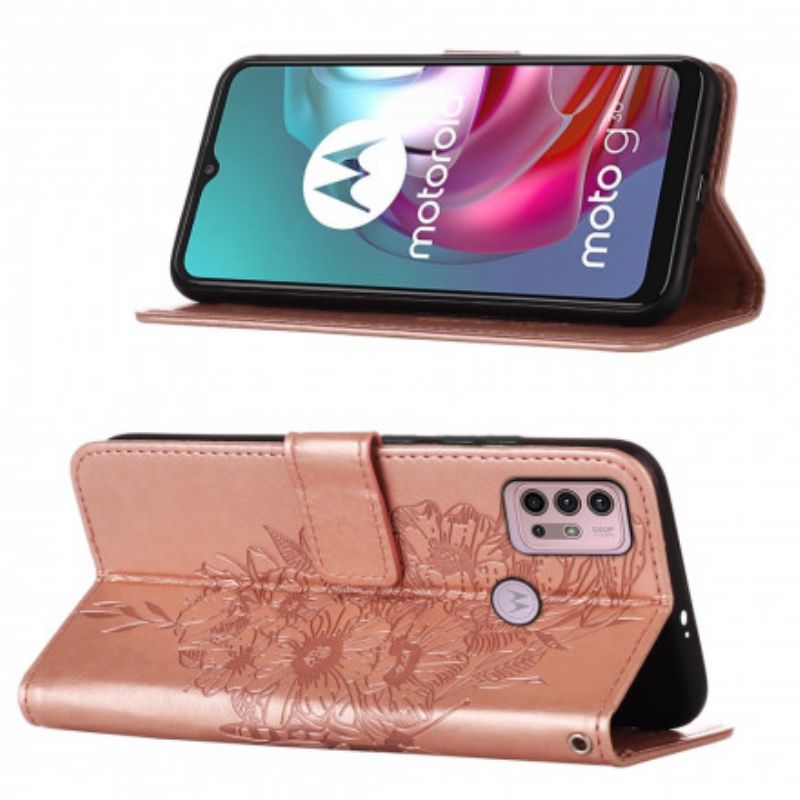 Housse Pour Moto G30 / G10 Papillon Design