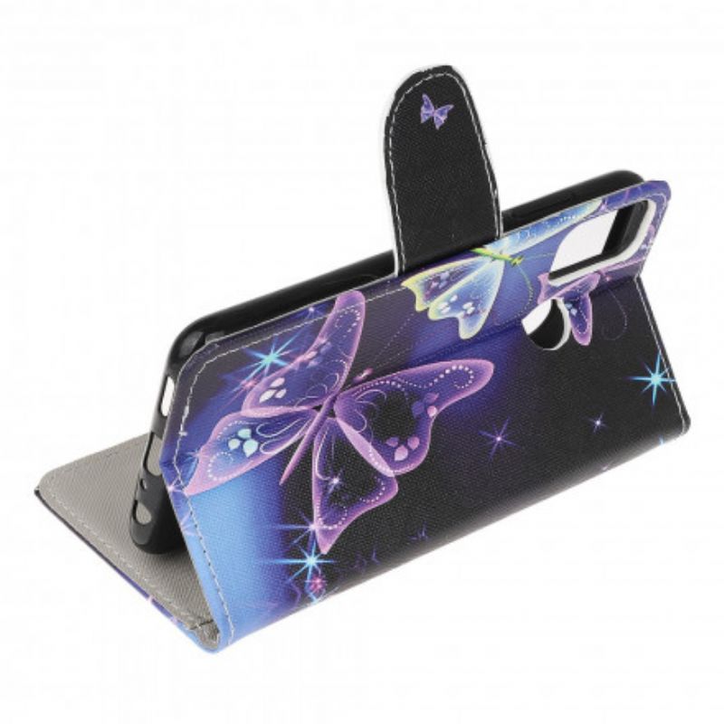 Housse Pour Moto G50 Butterflies