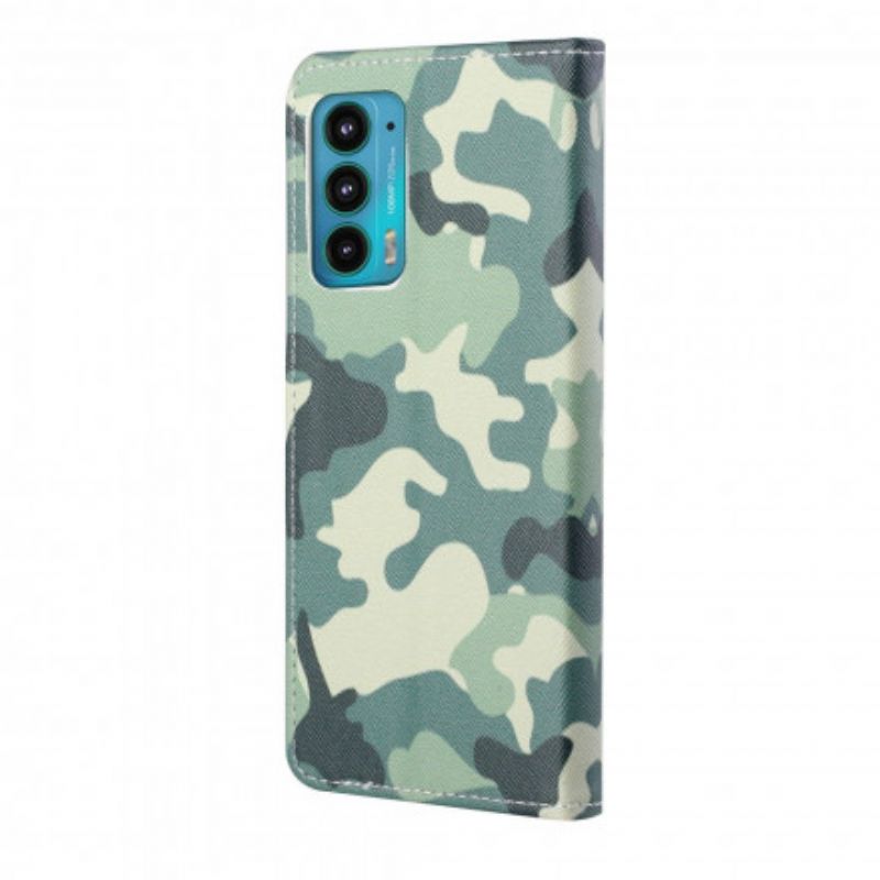 Housse Pour Motorola Edge 20 Camouflage Militaire