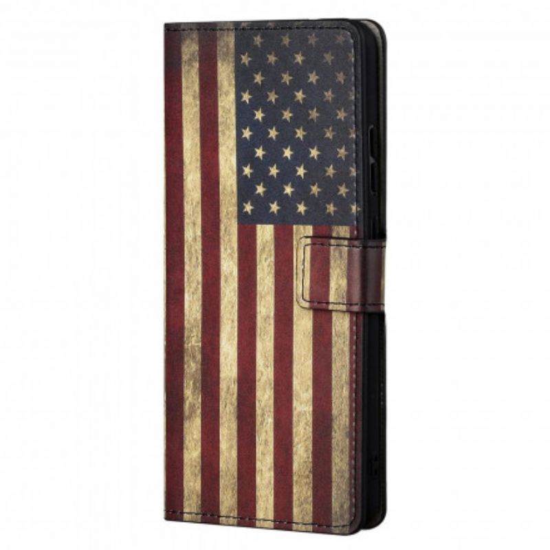 Housse Pour Motorola Edge 20 Drapeau Américain