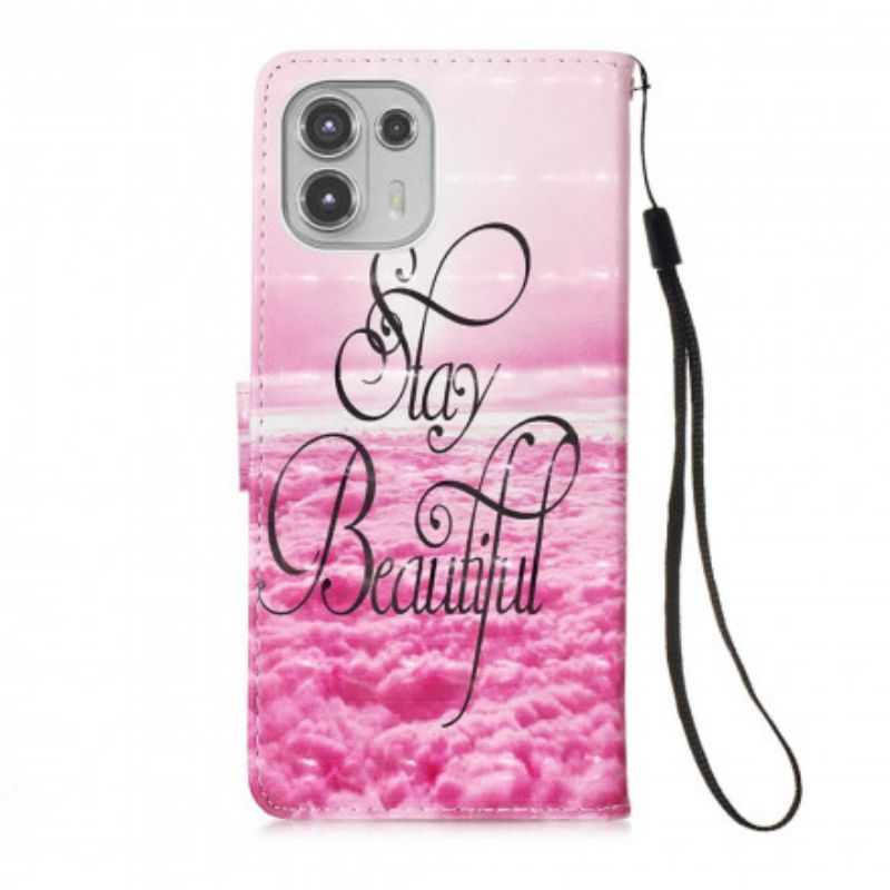 Housse Pour Motorola Edge 20 Lite Stay Beautiful