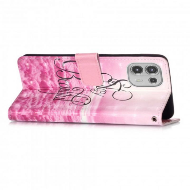 Housse Pour Motorola Edge 20 Lite Stay Beautiful