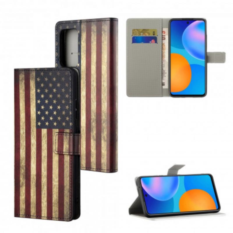 Housse Pour Motorola Edge 20 Pro Drapeau Américain