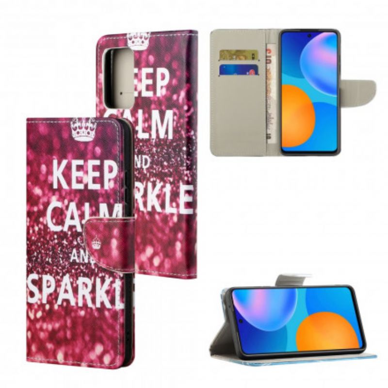 Housse Pour Motorola Edge 20 Pro Keep Calm And Sparkle