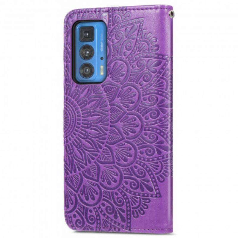 Housse Pour Motorola Edge 20 Pro Mandala Plume