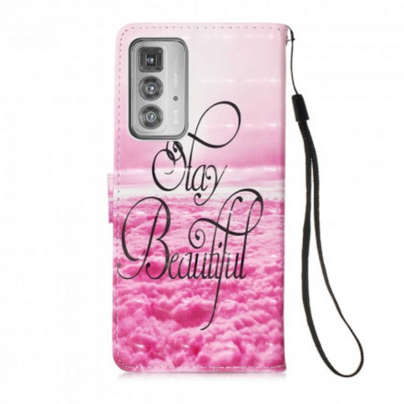 Housse Pour Motorola Edge 20 Pro Stay Beautiful