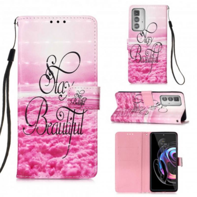 Housse Pour Motorola Edge 20 Pro Stay Beautiful