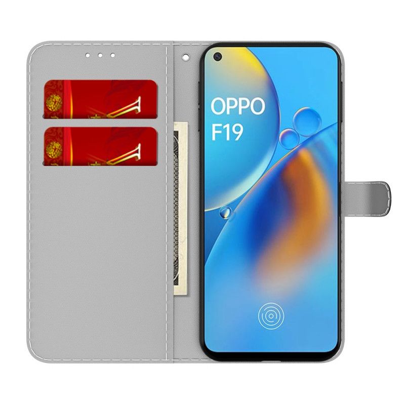 Housse Pour Oppo A74 4G Motif Abstrait