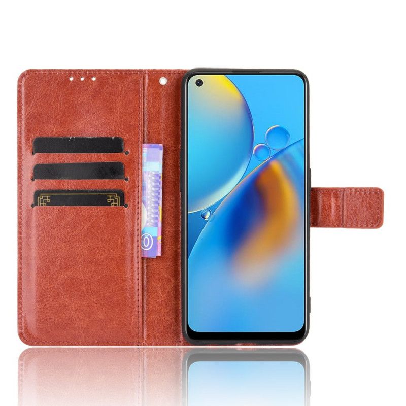 Housse Pour Oppo A74 4G Simili Cuir Flashy