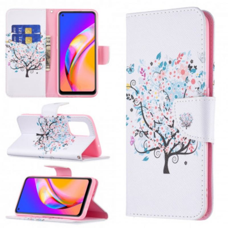 Housse Pour Oppo A94 5G Flowered Tree