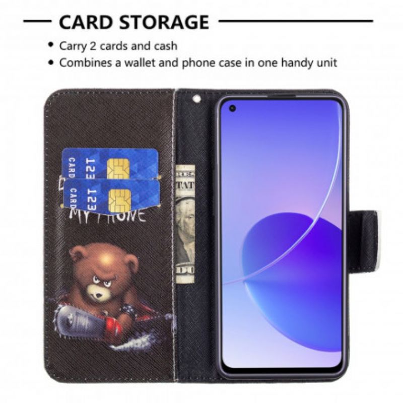 Housse Pour Oppo Reno 6 5G Ours Dangereux