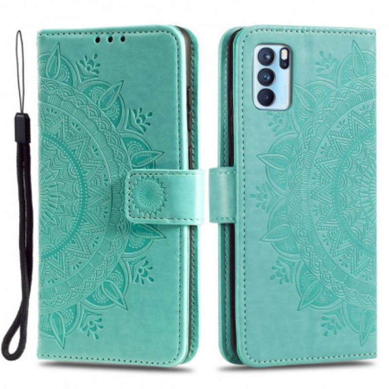 Housse Pour Oppo Reno 6 Pro 5G Mandala Soleil