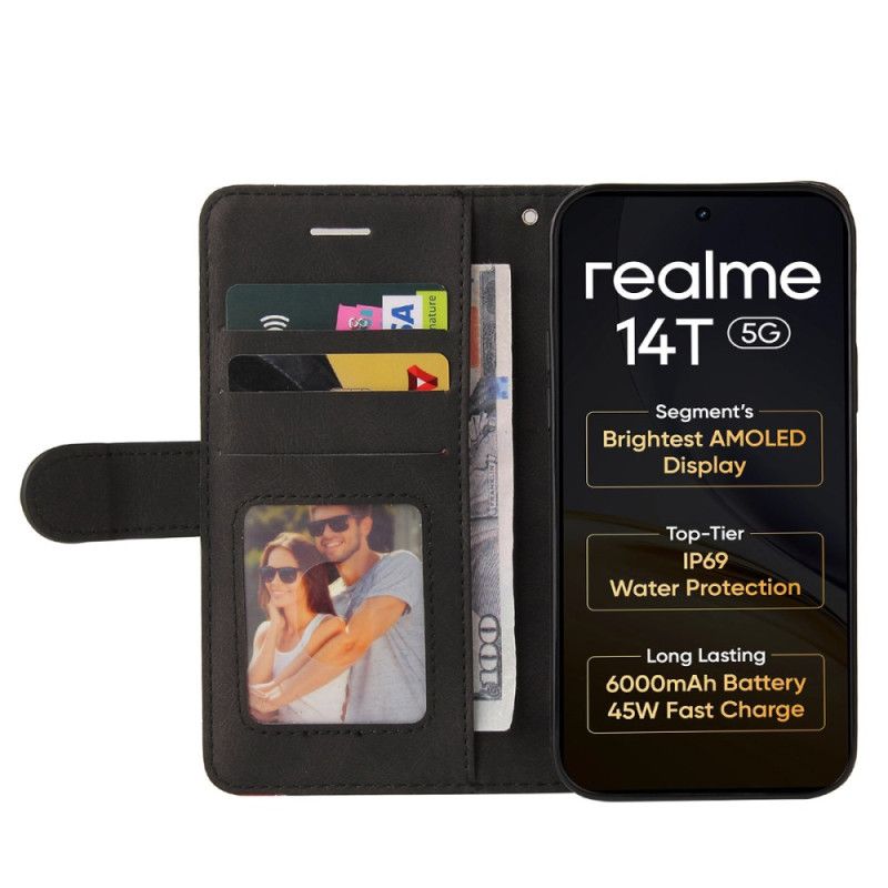 Housse Realme 14 5G / 14T 5G Bicolore Ondulation