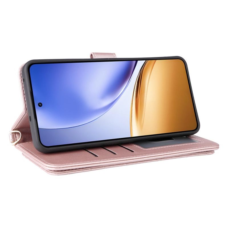 Housse Realme 14 5G / 14T 5G Lanière et Bandoulière