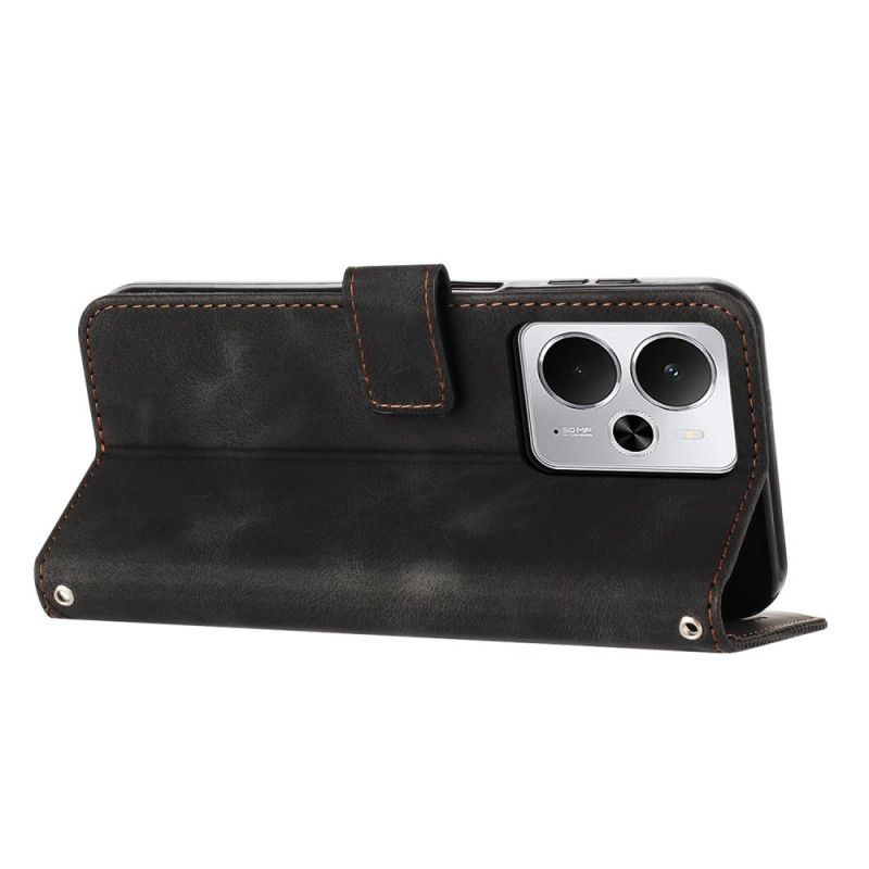 Housse Realme 14 5G / 14T 5G / P3 5G Lignes et Lanière