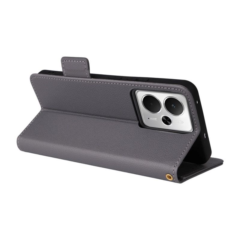 Housse Realme 14 5G / 14T 5G Texture Litchi à Lanière