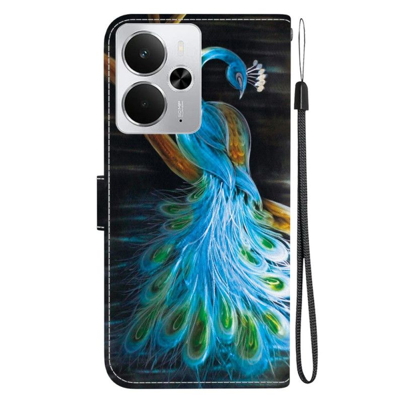 Housse Realme 14 5G Motif Paon