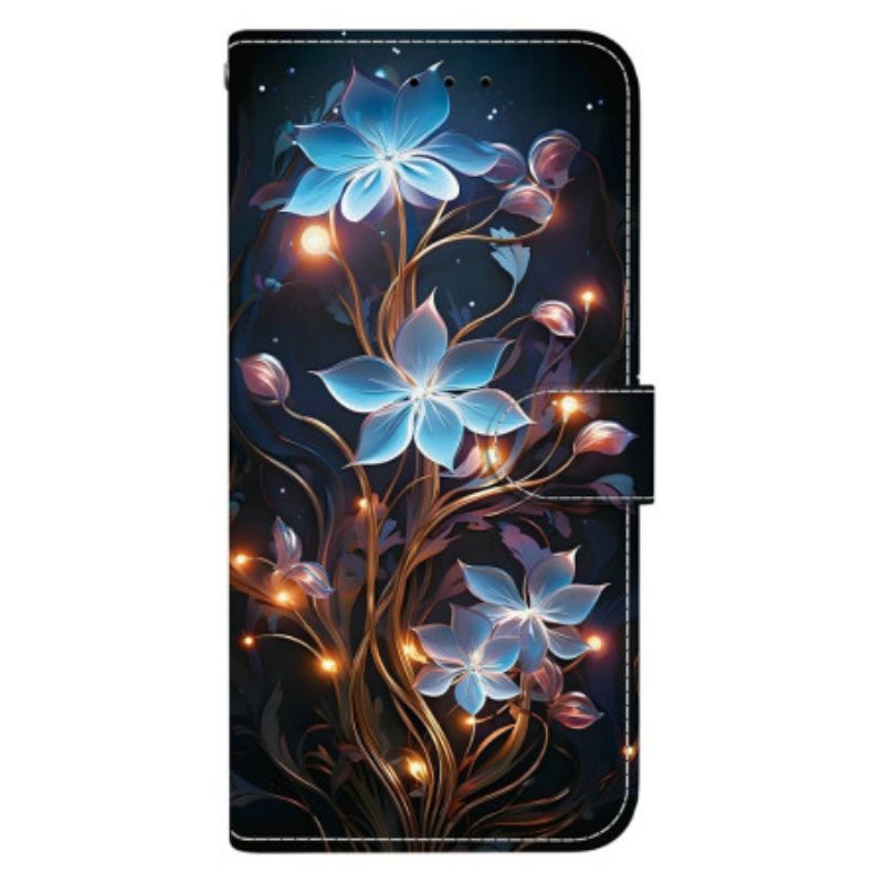 Housse Realme 14 5G Petites Fleurs Bleues
