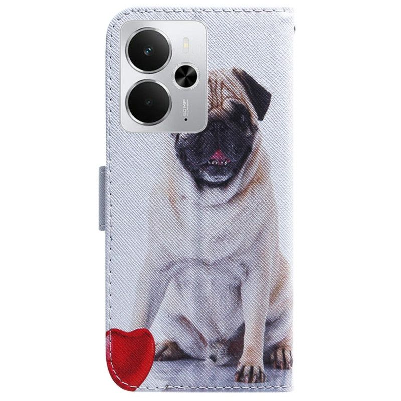 Housse Realme 14 5G Pug Dog