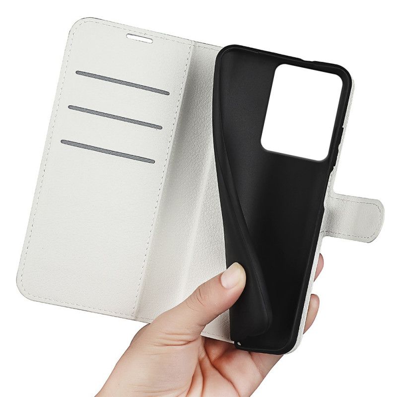 Housse Realme 14 5G Simili Cuir Litchi