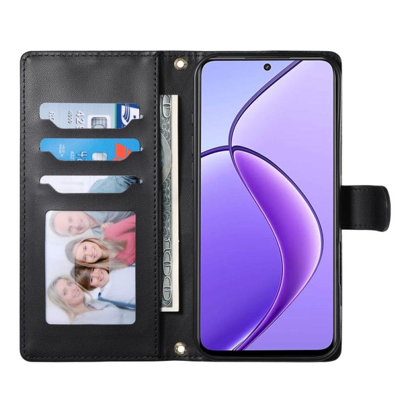 Housse Realme 14 Pro 5G Design Matelassé avec Lanière et Bandoulière