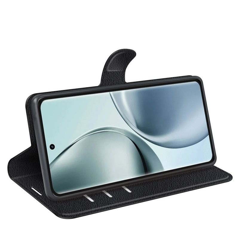 Housse Realme 14 Pro 5G Simili Cuir Litchi Classique